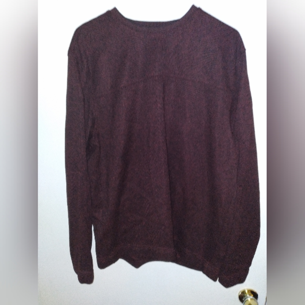 Van Heusen burgundy pullover shirt